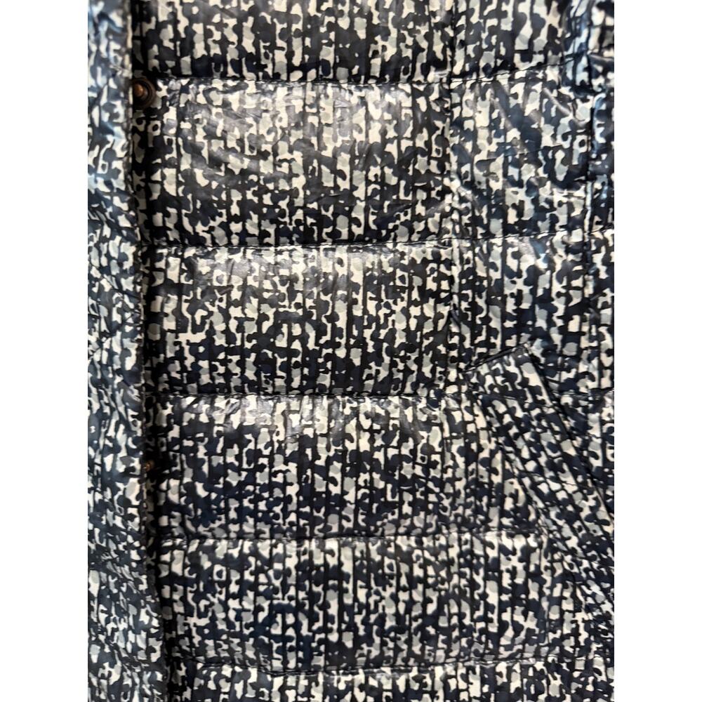 Statement Printed Down Long Removable Hooded Puff… - image 5